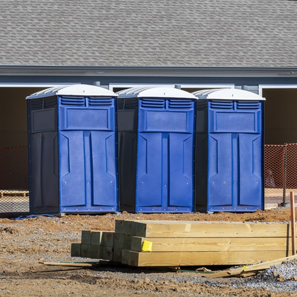 what is the cost difference between standard and deluxe portable toilet rentals in Webbville KY